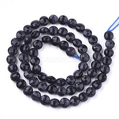 Синтетический синий авантюрин бисер нитей G-T108-03