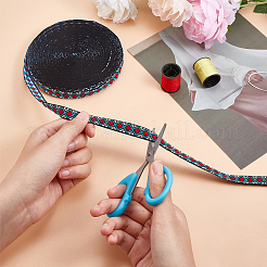 10 ярд полиэфирные ленты с вышивкой в этническом стиле OCOR-WH0070-56