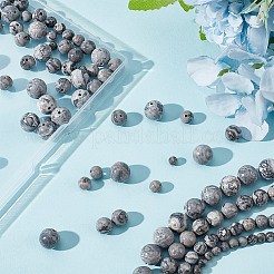 4 нити 4 стилей натуральный камень карта/камень пикассо/яшма пикассо бусины нити G-GO0001-46