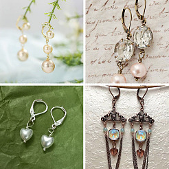80 pièces de boucles d'oreilles à levier en laiton 4 couleurs&nbsp;KK-TAD0001-36