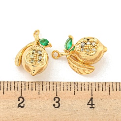 Латунные микро проложить кубического циркония подвески&nbsp;LS-KK-K369-02G-06