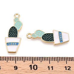 Подвески из эмали и сплава&nbsp;ENAM-WH0050-02LG-RS