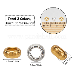 160 шт. 2 цвета бусины из сплава в тибетском стиле TIBEB-SP0001-19