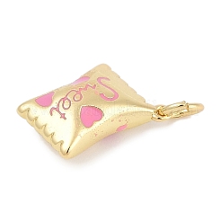 Messing Emaille Anhänger / charms&nbsp;X-KK-Q028-17A-G