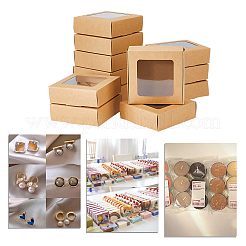 Ящик для хранения конфет из крафт-бумаги CON-WH0084-90B