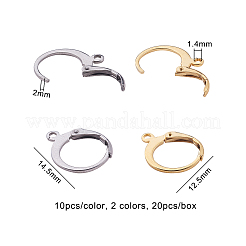 Фурнитура для сережек-гвоздиков из нержавеющей стали 304 STAS-CJ0001-50