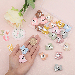 20 шт. 10-цветные бусины из пищевого экологически чистого силикона в виде белки SIL-GL0001-02