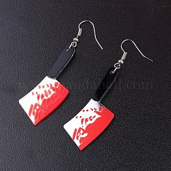 Orecchini pendenti a forma di coltello in acrilico&nbsp;FS-WG4EDAE-01
