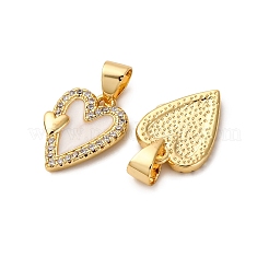 Латунные микро проложить кубического циркония подвески&nbsp;KK-D390-25G-02