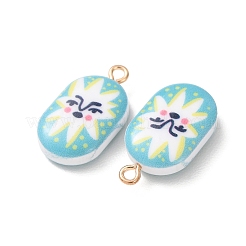 Alliage imprimé avec pendentifs en acrylique&nbsp;AL-CBAE25B-04D-G