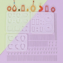 Stampi per pendenti in silicone da 2 pezzo a 2 stili&nbsp;PW-WG53634-01