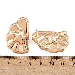 Латунь серьги EJEW-H168-08G