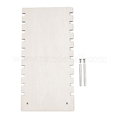Schmuckständer aus MDF und Eisen in L-Form mit einem Schlitz für Anhänger und Halsketten&nbsp;NDIS-G008-03A