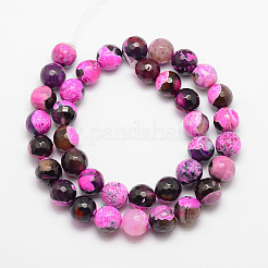 Бусы из натурального огненного агата с потрескиванием&nbsp;G-K166-06F-10mm-01