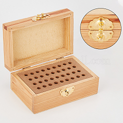 鉄製ボックスロックキャッチクラスプ  ジュエリーボックスラッチハスプロッククラスプ  ゴールドカラー  44x34x9mm  穴：2.5mm  ネジ:8x4mm  ピン：2mm  20セット /箱&nbsp;FIND-CA0001-56G