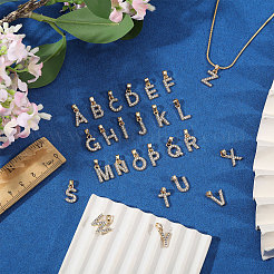 26 Stück Legierung mit Kristall-Strass-Anhängern&nbsp;PALLOY-CA00042