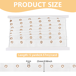 Лента из полиэстера с узором «елочка»&nbsp;DIY-WH0430-825G