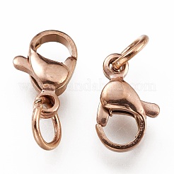 Ионное покрытие (ip) застежки-лобстеры из нержавеющей стали 304 STAS-G240-01B-RG