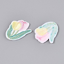 Цветочные аппликации DIY-N007-12