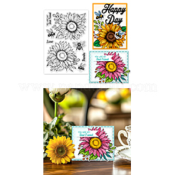 Изготовленные на заказ прозрачные штампы из ПВХ на летнюю тематику DIY-WH0631-0624