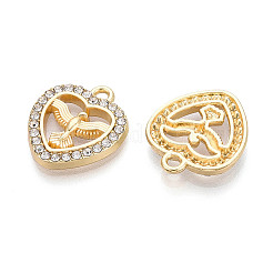 Подвески из сплава и страза&nbsp;FIND-N008-14KCG