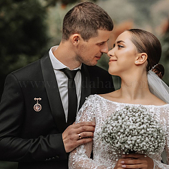 2шт латунная брошь&nbsp;JEWB-FH00017