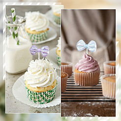 10шт 5-х цветные пластиковые украшения для торта&nbsp;DIY-SP0005-90