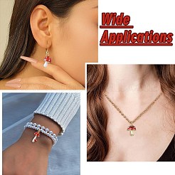 5шт 5 стиля латунные эмалевые подвески&nbsp;KK-CJ0003-93