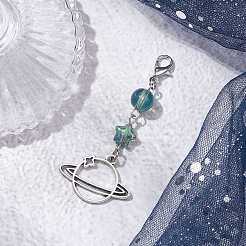 Подвесные украшения из сплава планет HJEW-JM02679