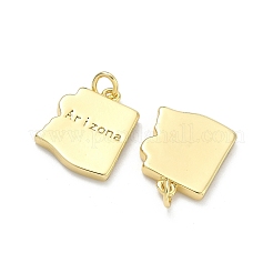 Pendentifs en laiton&nbsp;KK-D229-22R-G
