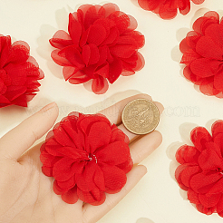 12 fiore di chiffon 3d&nbsp;DIY-GF0012-47A