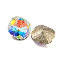 Cabochon in vetro strass&nbsp;RGLA-M017-N01-001ST