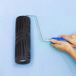 Rouleau à peinture texturé en caoutchouc synthétique&nbsp;DIY-WH0591-632C