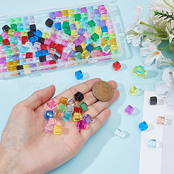 170pcs 17 Farben transparente Acrylperlen&nbsp;AJEW-PA0001-05