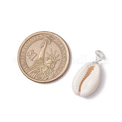 Подвески из натуральных смешанных ракушек каури&nbsp;PALLOY-JF03710-02