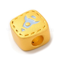 Европейские бусины с эмалью из цинкового сплава ENAM-I056-01B-02