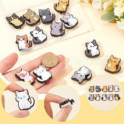 20шт 10-х цветные ПВХ бусины FIND-SC0011-68