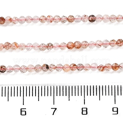 Нити бусин из натурального черного золота с рутилированной кварцевой крошкой&nbsp;G-N342-21A-01