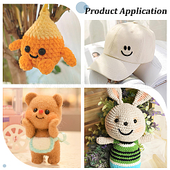 100 комплект из 2 пластиковых кукольных ртов&nbsp;DIY-PH0033-82