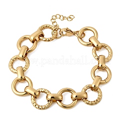 Браслеты-цепочки из нержавеющей стали 304 для женщин&nbsp;BJEW-P388-02B-G