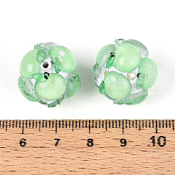 Круглые бусины из смолы в виде фруктов&nbsp;LS-RESI-T059-03K