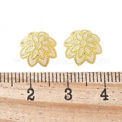 Латунные причудливые шапочки для бус KK-EC1166-G