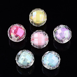 Прозрачные акриловые бусины X-TACR-N011-006A-03