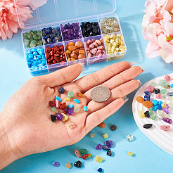 150 г 10-х видов бусин из смешанных драгоценных камней G-TA0001-71