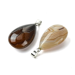 Ciondoli di agata a fascia naturale&nbsp;GG-K002-09G