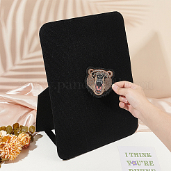 Прямоугольный дисплей для коллекции булавок из полиэстера ODIS-WH0086-119