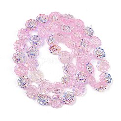 Гальванические стеклянные бусины GLAA-S387-01C