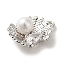 Стойки обшивки латунь микро проложить кубическую прелесть диоксида циркония&nbsp;KK-A229-15P