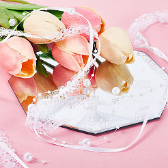 1 рулон полиэстеровой цветочной кружевной отделки OCOR-HY0001-08A