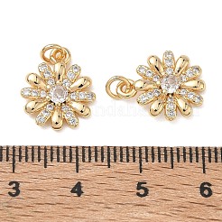 Breloques en laiton et zircon cubique transparent Shegrace&nbsp;XGRQ4G046-537G